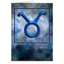 TAURUS GREETING CARD
