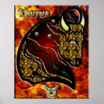 Taurus Zodiac Art Print