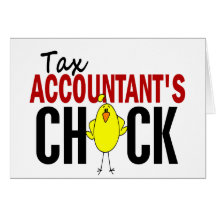 Tax Accountant's Chick Greeting Cards