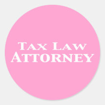 Tax Law Attorney Gifts Stickers
