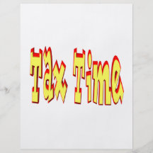 Tax Time Full Color Flyer