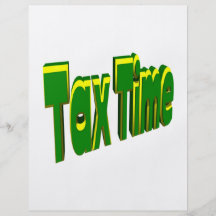 Tax Time Personalized Flyer