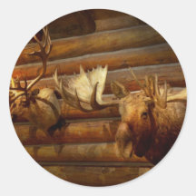 Taxidermy - The hunting lodge Sticker