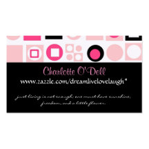 {tba} retro shapes; website marketing business card template