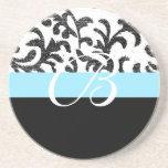 Tea; Blue Floral Coasters