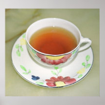 Tea cup print