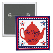 Tea Party 2009 Political Button