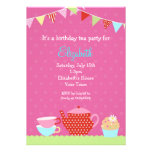 Tea Party Birthday Invitations