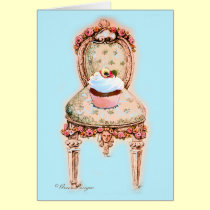 Tea Party Cupcake Design cards
