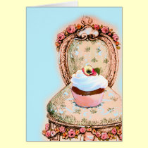 Tea Party Cupcake Design cards