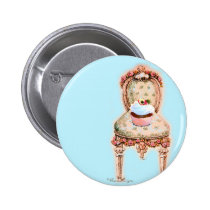 Tea Party Cupcake Design buttons