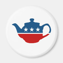 TEA PARTY - REFRIGERATOR MAGNET