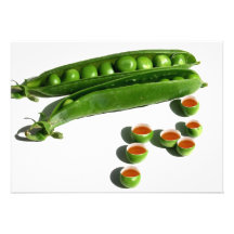 Tea Peas - Peas in a Pod with Tea Pea Cups Personalized Invites