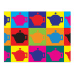 Tea Pop Art Postcard
