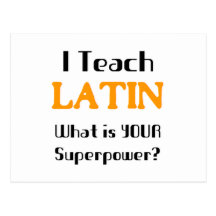 Teach Latin Post Card