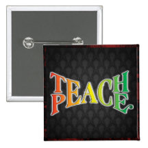 Teach Peace Buttons