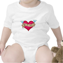Teacher - Custom Heart Tattoo T-shirts & Gifts
