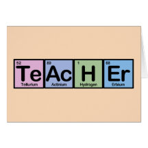 Teacher made of Elements Cards