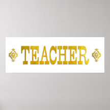 TEACHER POSTER