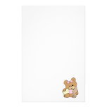 teacher teaching baby teddy bear design personalized stationery