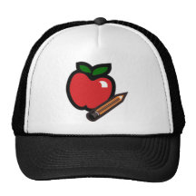 Teachers Apple Mesh Hats