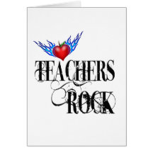 Teachers Rock Greeting Card