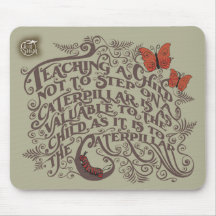 Teaching a Child Kindness quote Mousepad