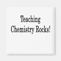 Teaching Chemistry Rocks Refrigerator Magnets