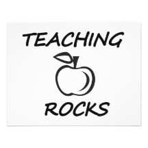 TEACHING ROCKS PERSONALIZED INVITATION