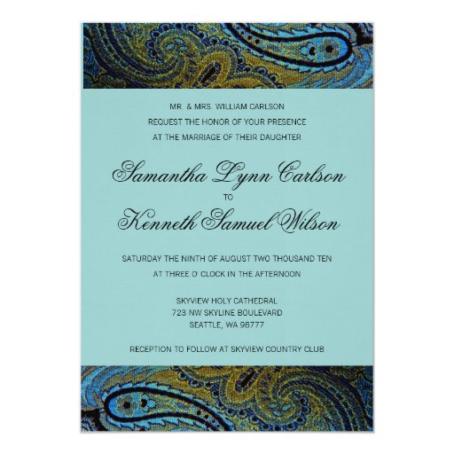 wedding invitations teal blue teal blue paisley peacock wedding invitations zazzle wedding invitations teal blue teal blue paisley peacock wedding invitations zazzle