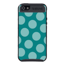 Teal Polka Dots Covers For iPhone 5