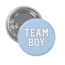 Team Boy | Baby Gender Reveal Party Buttons