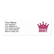 Team Braut Business Cards