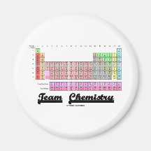 Team Chemistry (Periodic Table Of Elements) Magnet