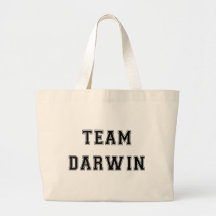 Team Darwin (B&W) Canvas Bag