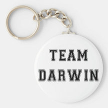 Team Darwin (B&W) Keychains