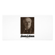 Team Edison (Thomas Alva Edison) Customised Photo Card