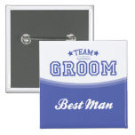 Team Groom-Best Man (Stars) Button