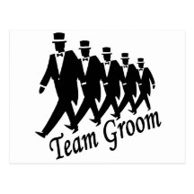 Team Groom (Men) Post Card