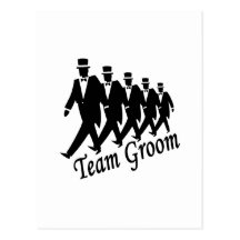 Team Groom Post Card