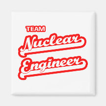 Team Nuclear Engineer Fridge Magnets