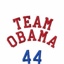 Team Obama 44 Hooded Sweatshirt embroidery