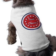 Team Obama Red Dog T-shirt
