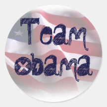 Team Obama stickers