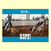 Team Roping cards