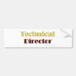 Technical Director (Text Only) Bumper Stickers