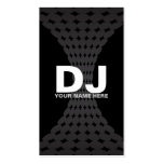 Techno Gradient  DJ Business Cards