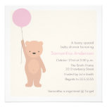 Teddy Bear Baby Shower Invitation - Girl