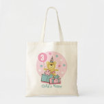 Teddy Bear Birthday Tote Bag- Customised