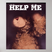 Teddy bear poster